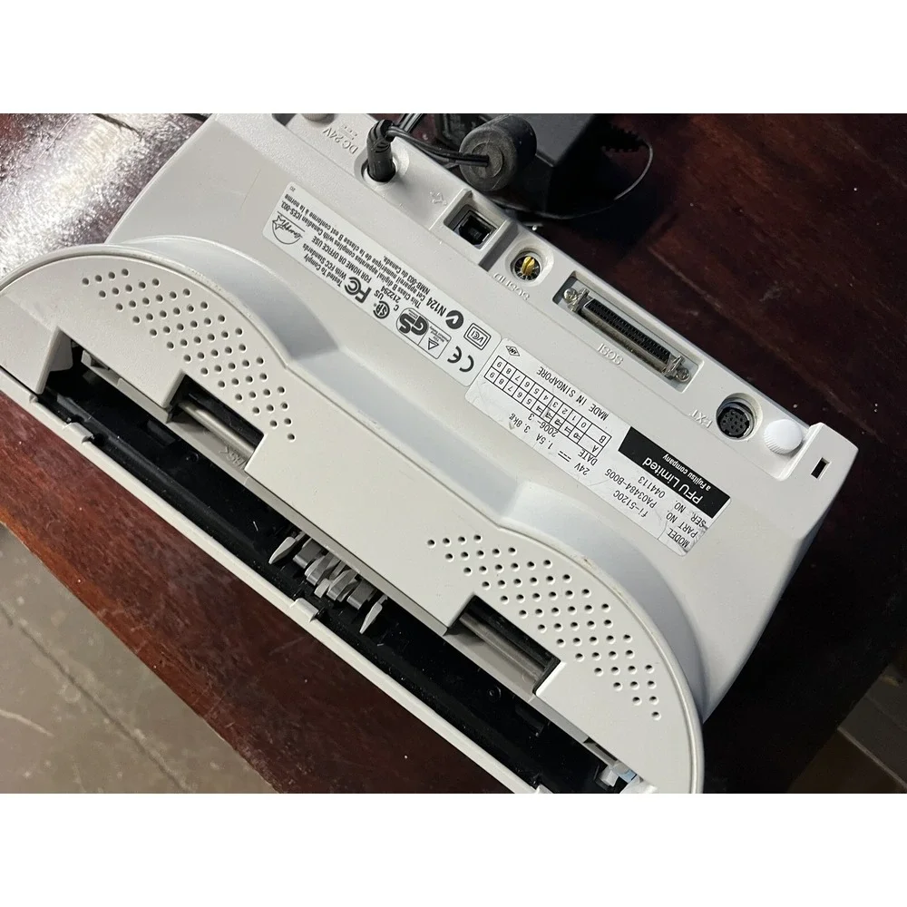 Fujitsu fi-5120c Full Color Document Duplex Scanner Feeder *No Trays* w/ Adapter